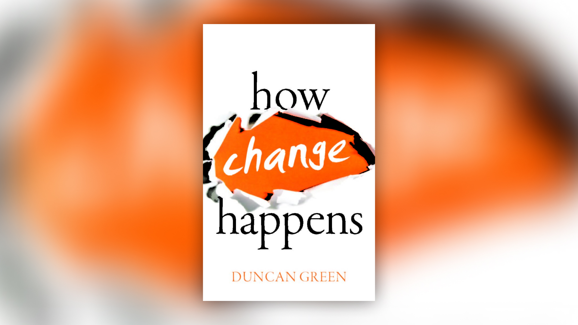 Book cover of "How Change Happens" by Duncan Green